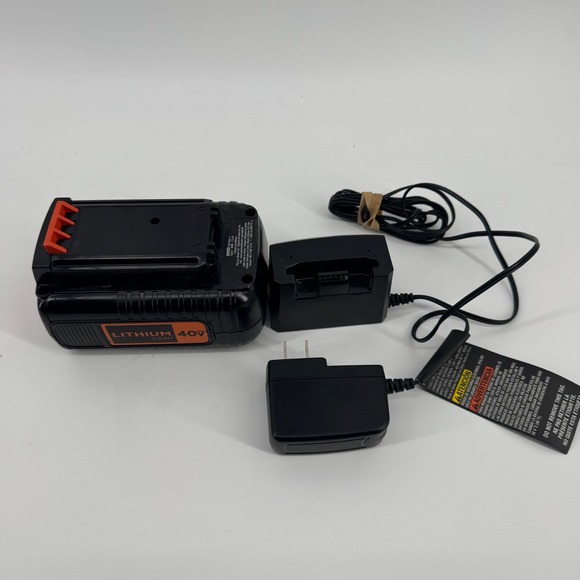 Black & Decker Other - Black & Decker 40V Max Lithium Ion Battery LBX2040 2.0Ah and Charger Set